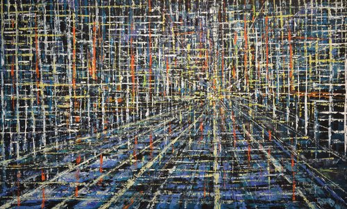 500x302 Urban Matrix No. 14 By David Tycho (2015) Painting Acrylic - Matrix Painting