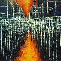 200x200 Urban Matrix - Matrix Painting