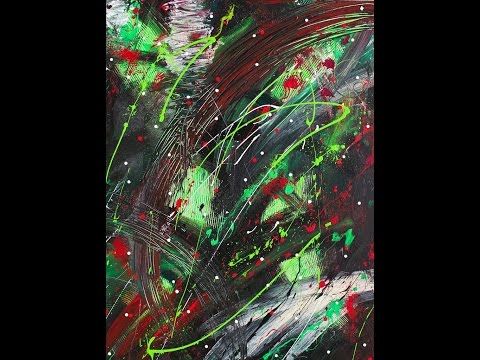 480x360 Abstract Painting Art Demo - Matrix Painting