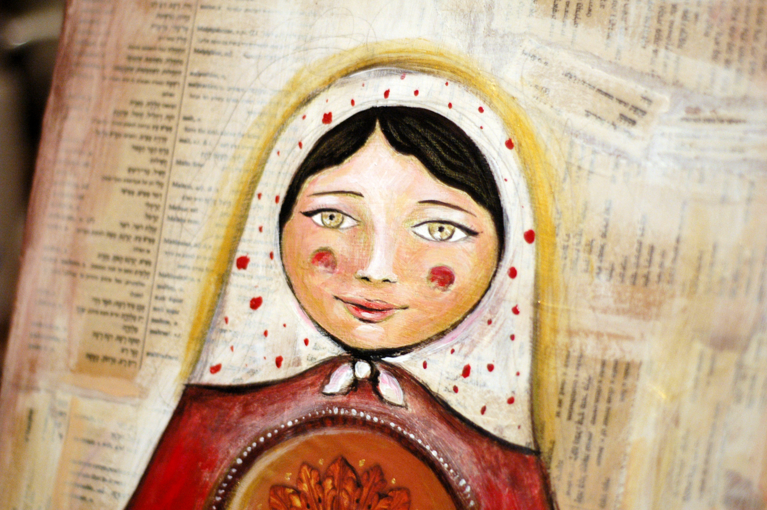 3008x2000 Matryoshka Art By Dina Argov - Matryoshka Painting