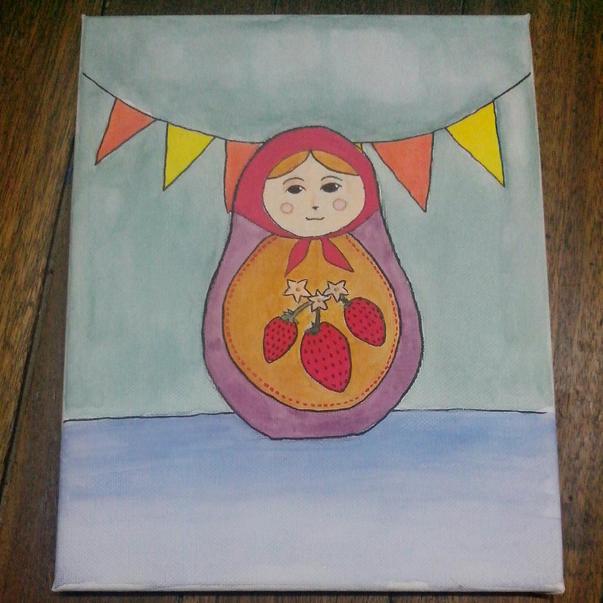 1200x1200 Matryoshka Doll Painting Khakiout - Matryoshka Painting