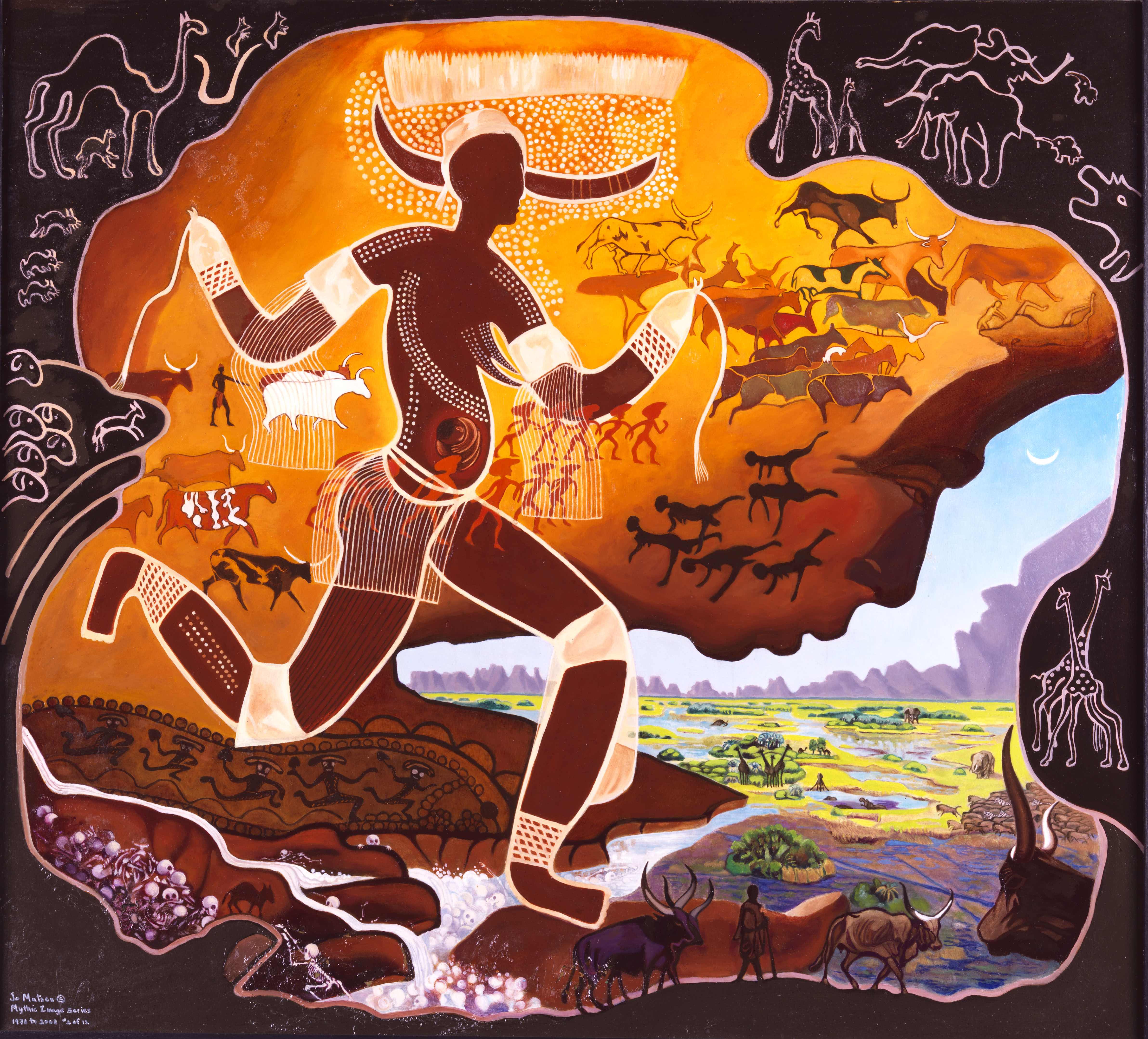 4768x4314 Ancient Sahara Jo Matsen Mythic Images - Matsen Painting