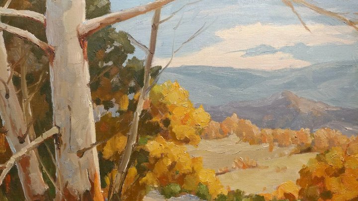 720x405 Victor Matson Sycamore Trees Beautiful California Plein Air - Matson Painting