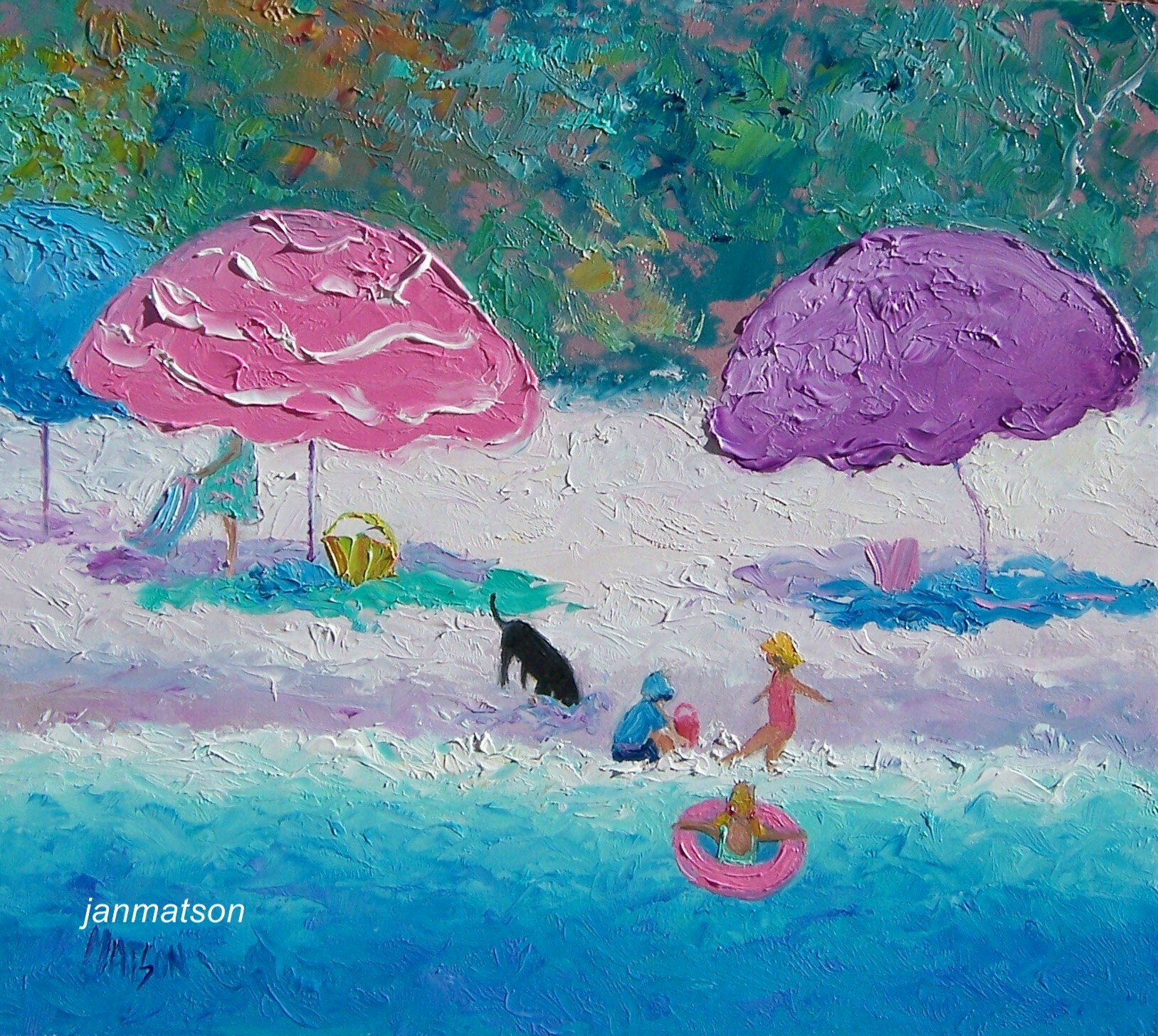 1627x1456 Beach Painting 16 Jan Matson Beach Paintings - Matson Painting