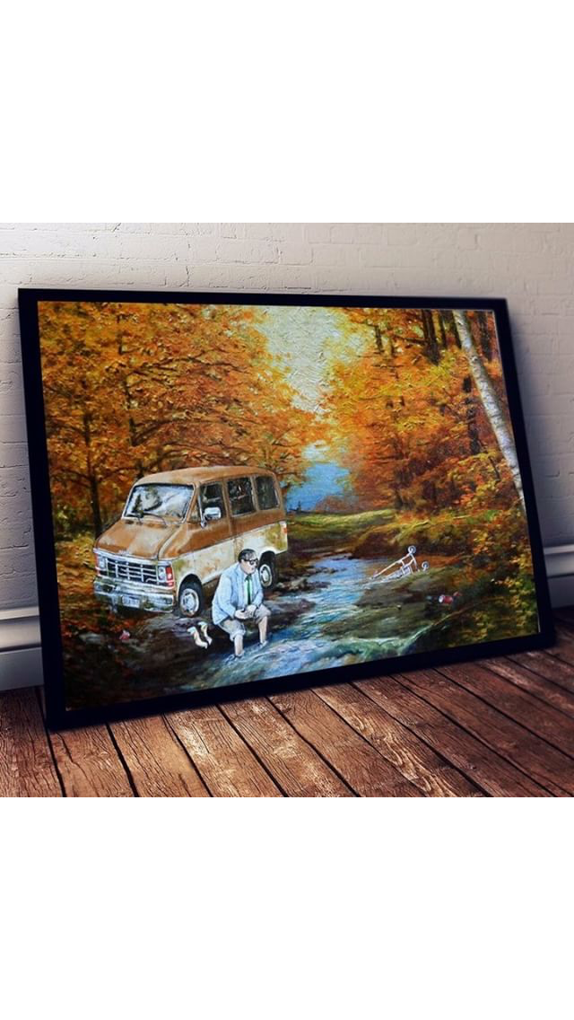 640x1136 This Fine Painting Of Matt Foley Living In His Van Down By - Matt Foley Painting