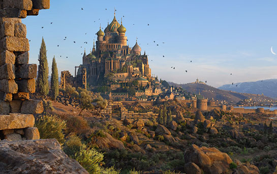 545x342tro To Matte Painting Photoshop Syn Studio Art School - Matt Painting