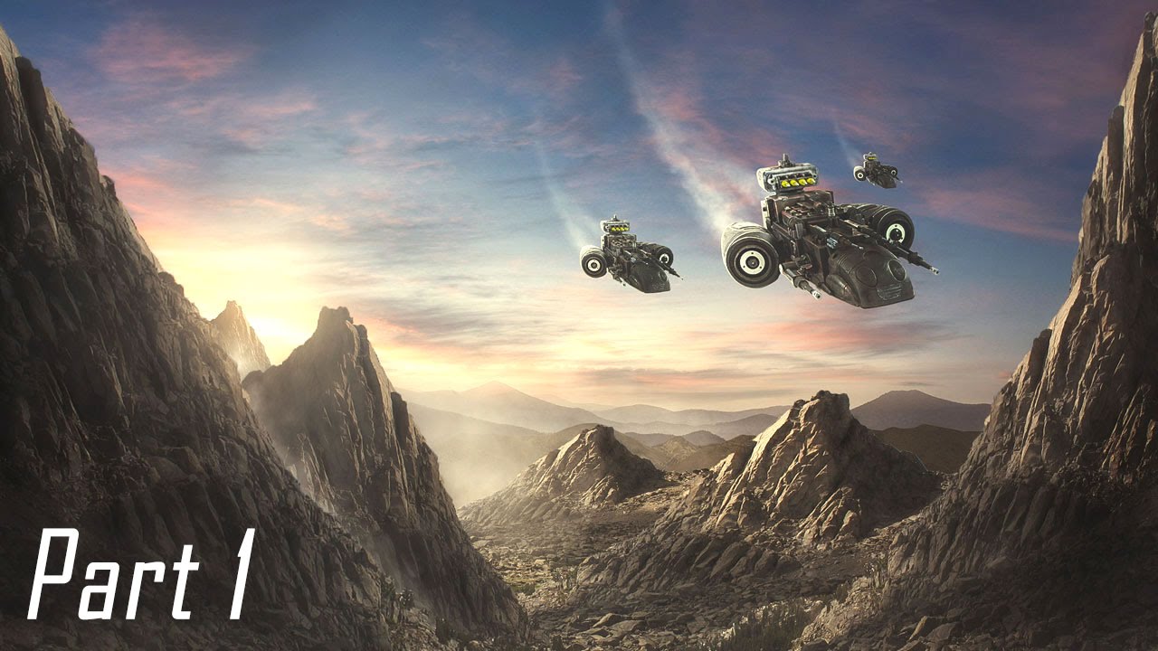 1280x720 Photoshop Manipulation Matte Painting Tutorial Part1 - Matt Painting