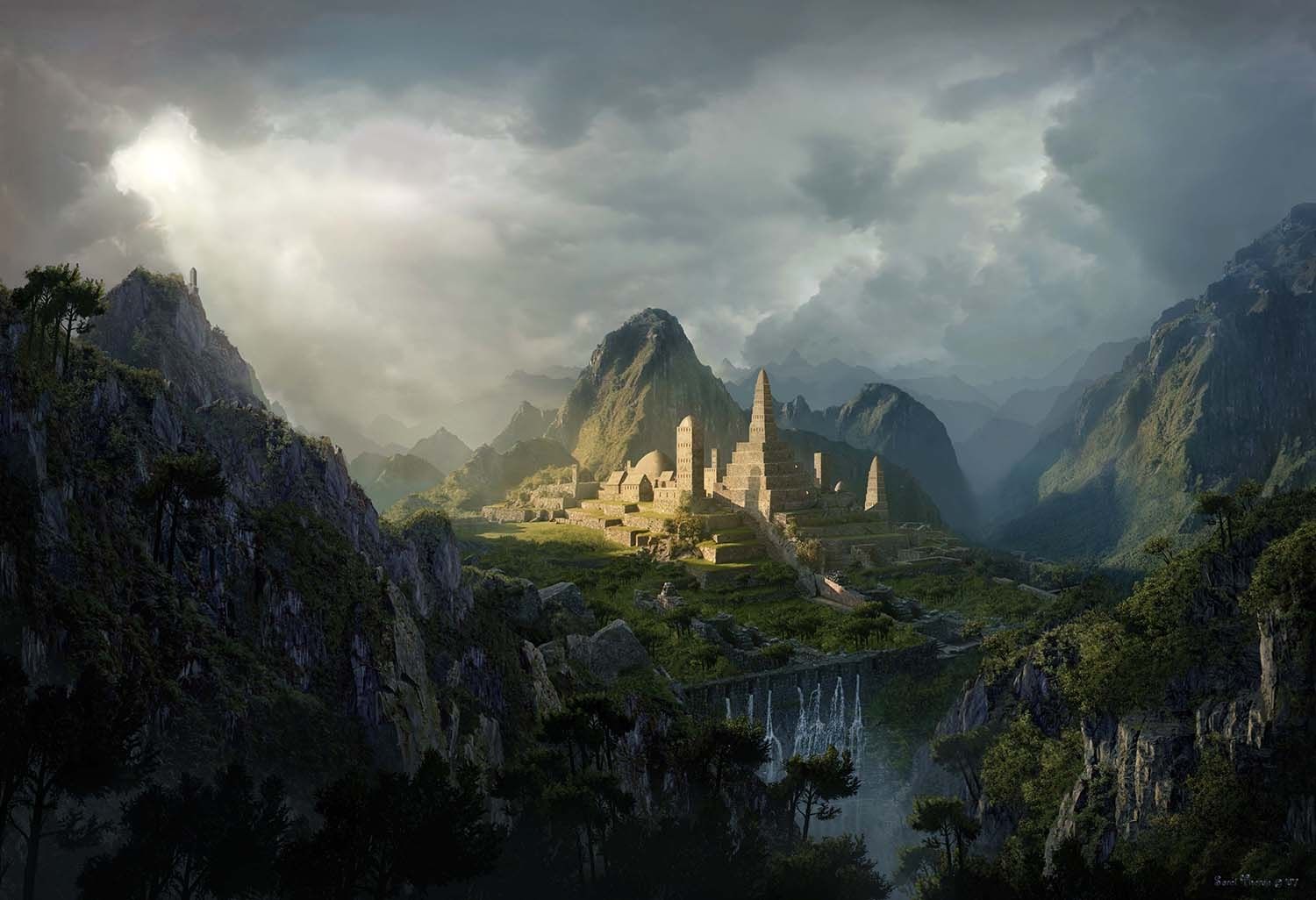 1500x1026 Photoshop Tutorial Create An Epic Digital Matte Painting - Matt Painting