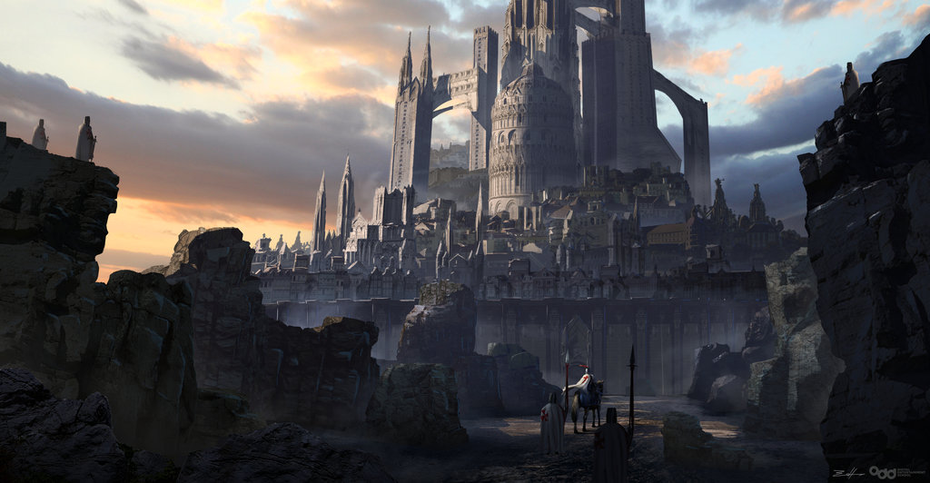 1024x532 Castle Matt Painting By Sathoryn - Matt Painting