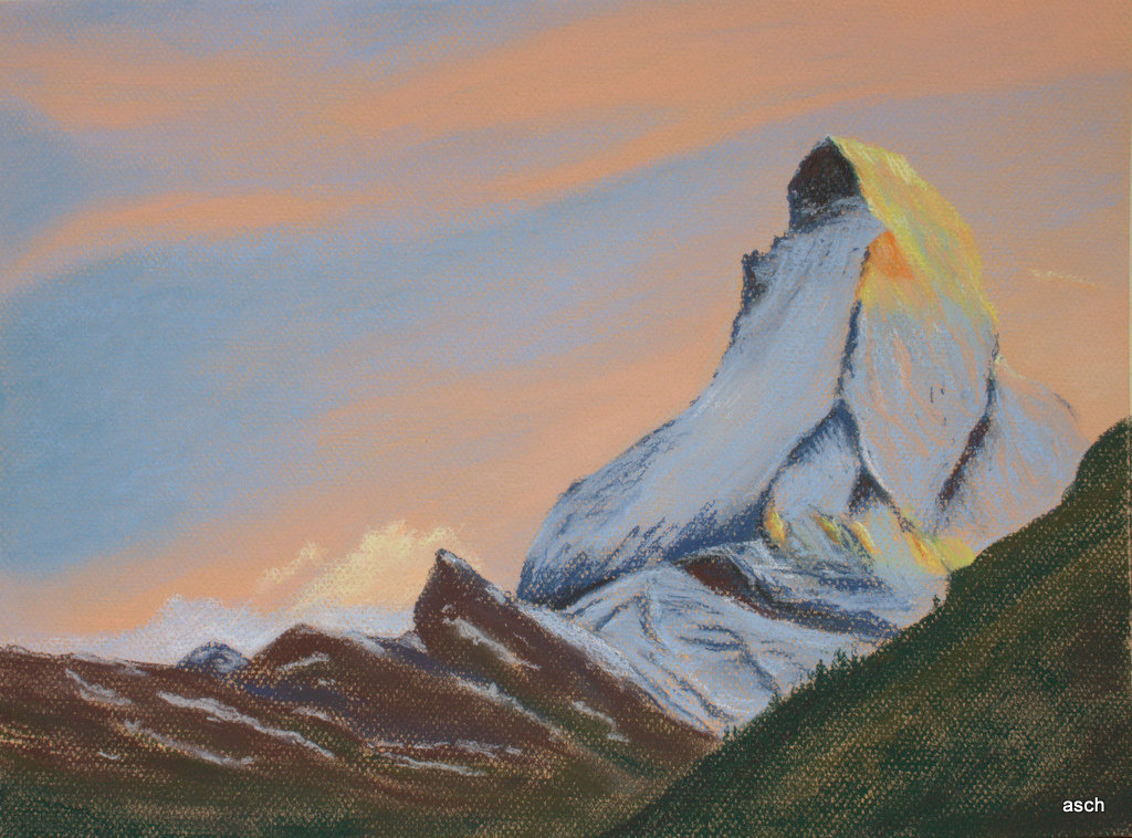 1024x758 Matterhorn - Matterhorn Painting