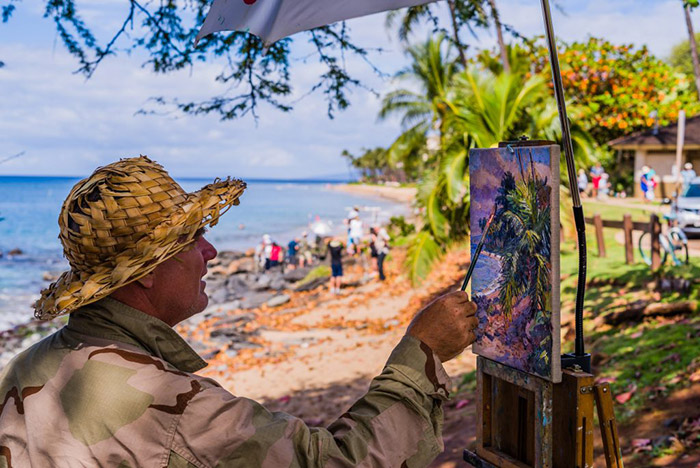 700x468 Maui Plein Air Painting Invitational 2018 - Maui Painting