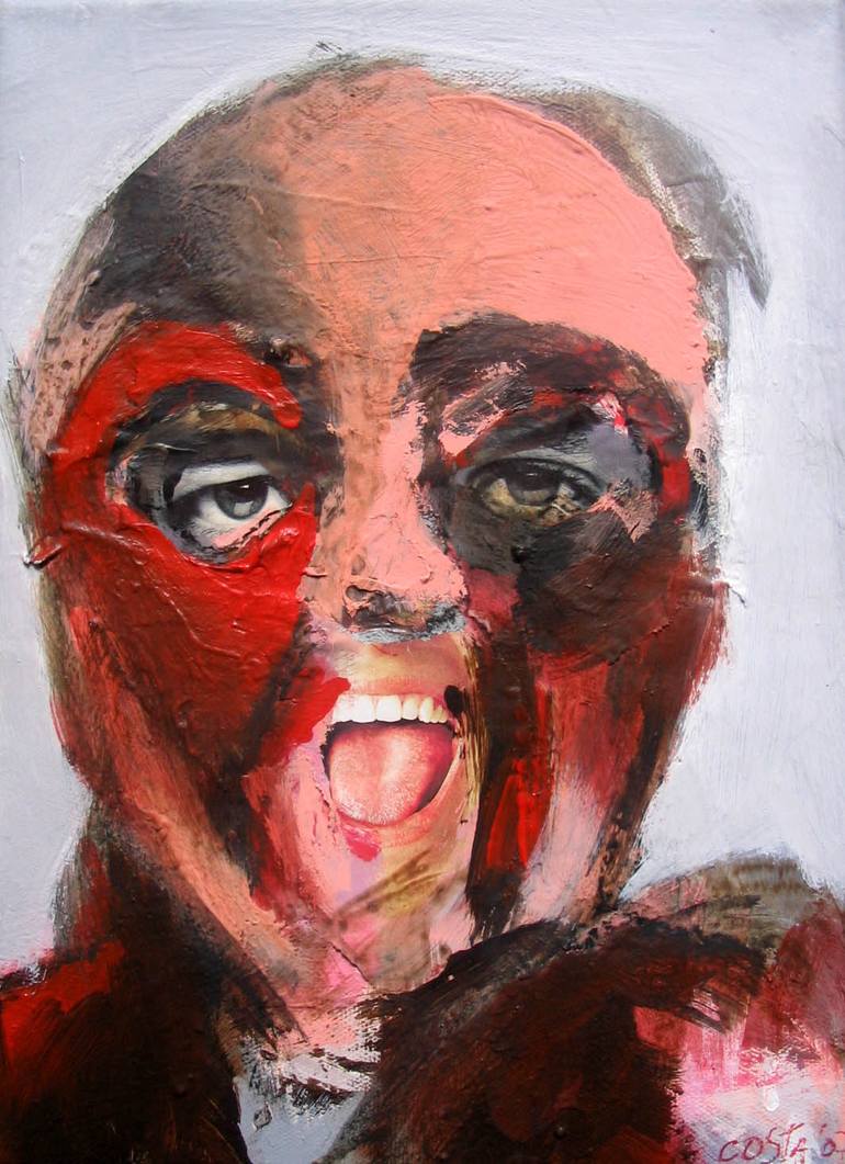 770x1061 Saatchi Art The Singer Of Rock Painting By Costa Mauricio - Mauricio Painting