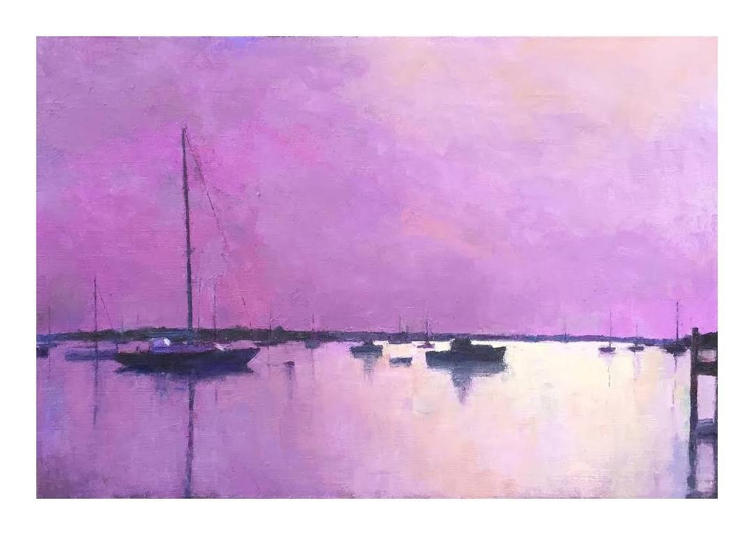 1082x768 Larry Horowitz - Mauve Painting