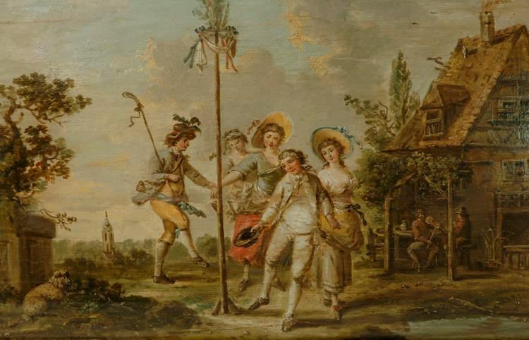 750x482 May Day Festivities In The Georgian Era All Things Georgian - May Day Painting