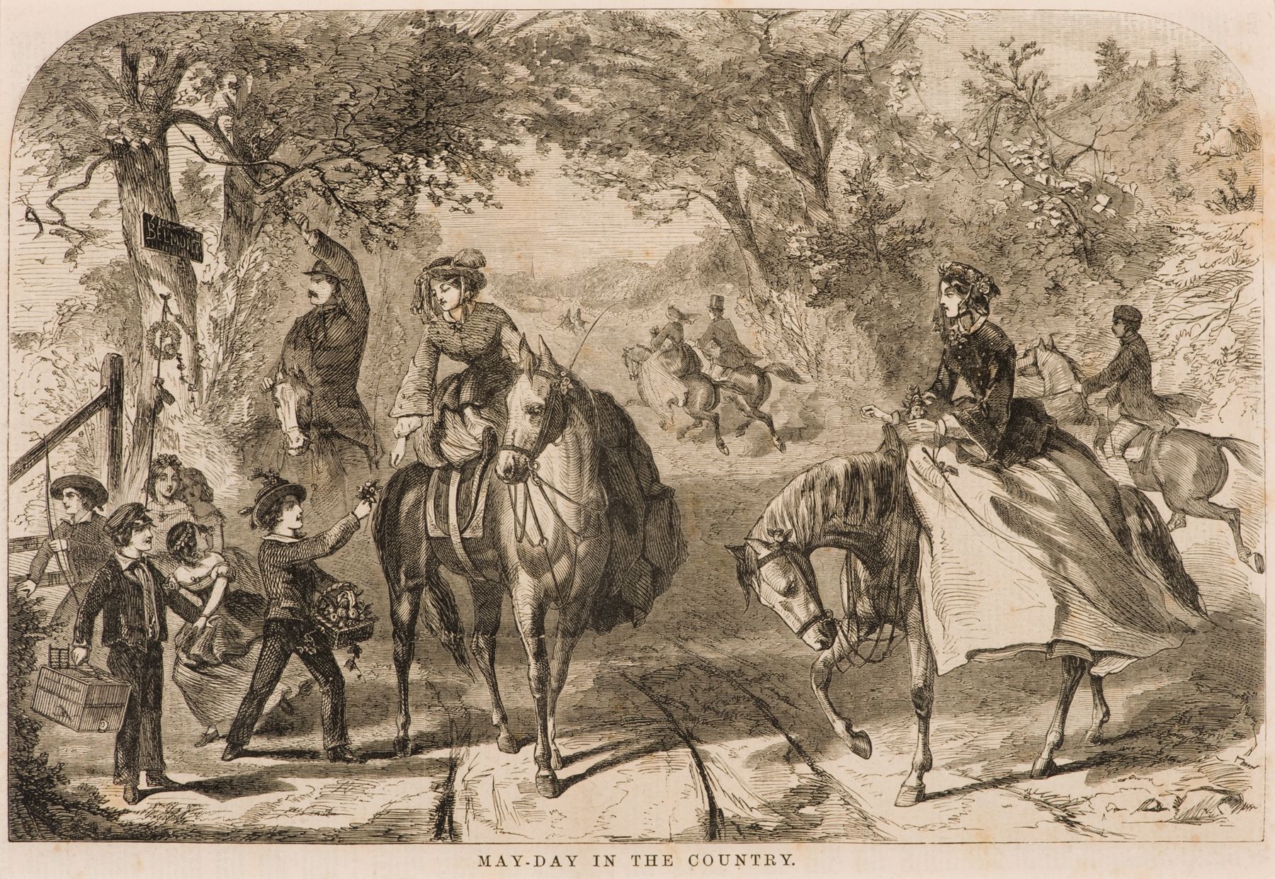 1800x1241 May Day In The Country Reynolda House Museum Of American Art - May Day Painting