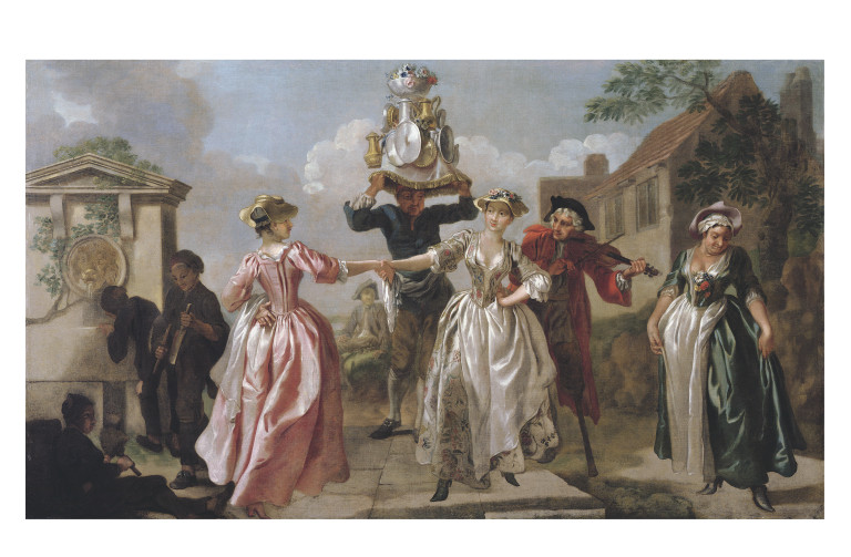 768x503 The Milkmaid's Garland, Or Humours Of May Day Hayman, Francis Ra - May Day Painting