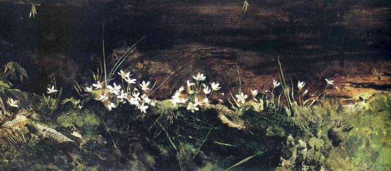 800x351 Artwork By Andrew Wyeth - May Day Painting