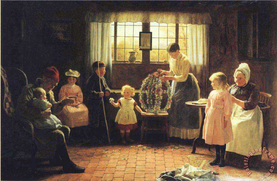 960x627 James Hayllar May Day Painting - May Day Painting