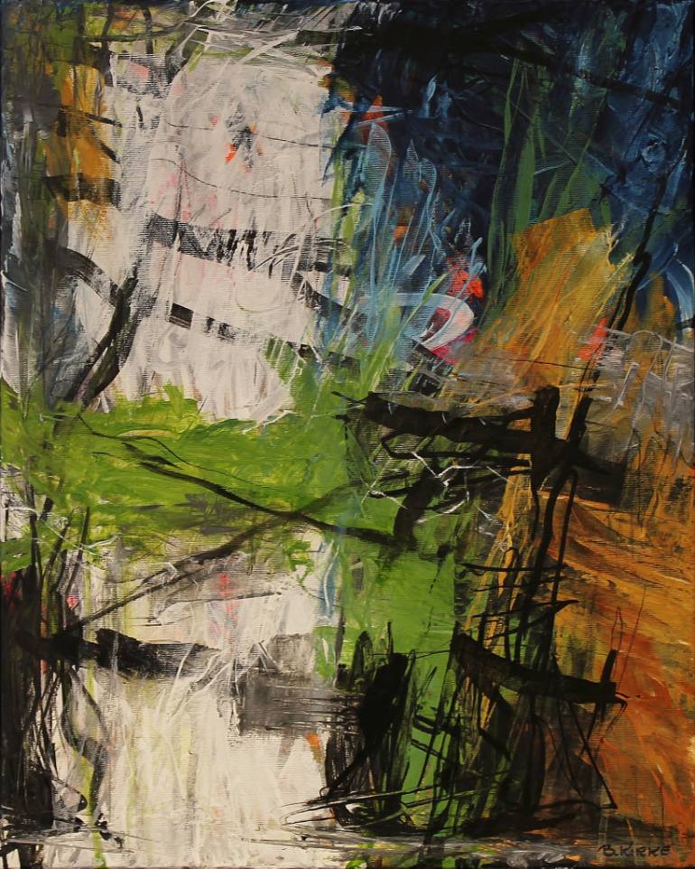 770x962 Saatchi Art One Day In May Painting By Birgit Kirke - May Painting