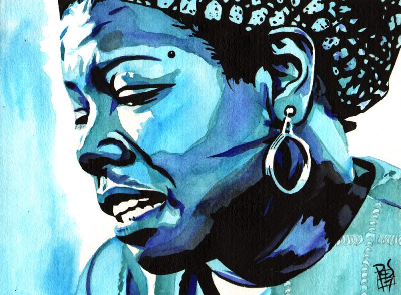 800x588 Maya Angelou - Maya Angelou Painting