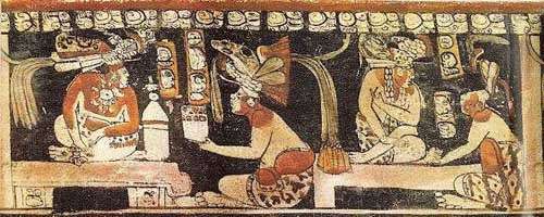 500x200 Ancient Mayan Art - Mayan Painting