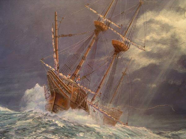 600x450 Mike Haywood's Artwork - Mayflower Painting