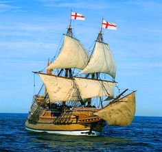 Mayflower Ship Painting at PaintingValley.com | Explore collection of ...