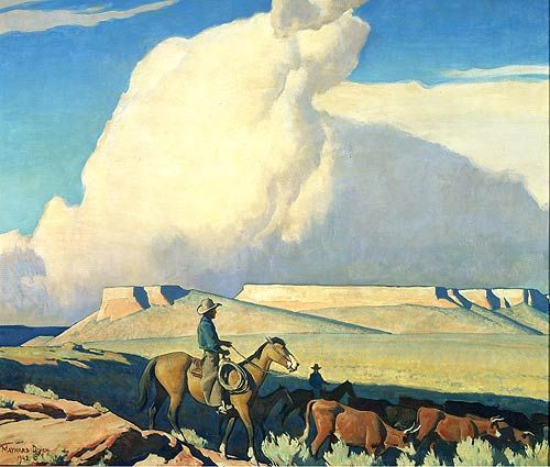 500x425 Maynard Dixon. Who Interests Me As The Husband Of Dorthea Lange - Maynard Painting