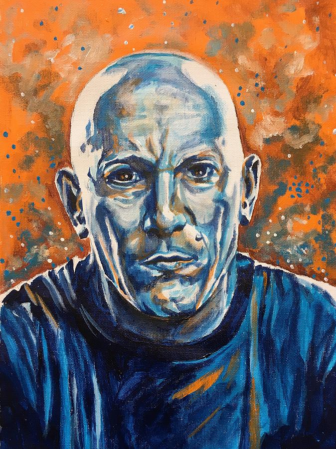 674x900 Maynard James Keenan Painting By Joel Tesch - Maynard Painting