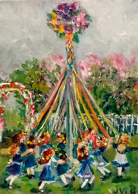 Maypole Painting at PaintingValley.com | Explore collection of Maypole ...