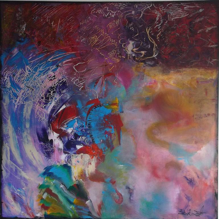 770x770 Saatchi Art Maypole Painting By Zsanett Zelei - Maypole Painting