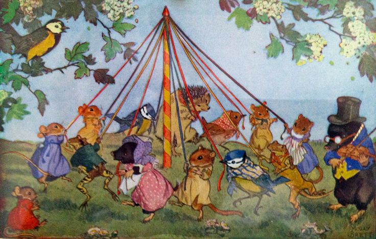 736x468 Scottish Country Dance Of The Day The Maypole Medley - Maypole Painting