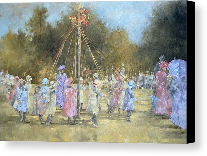 661x500 The Maypole Canvas Print Canvas Art By Peter Miller - Maypole Painting