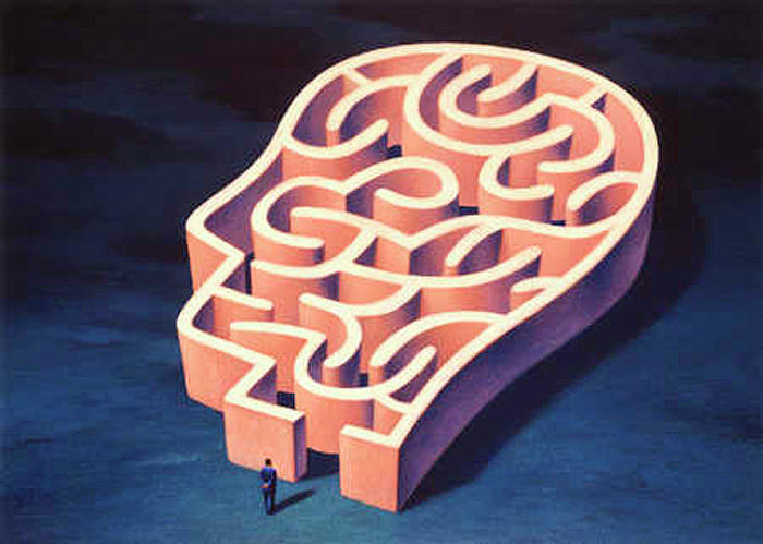 700x499 Maze Painting By Marian Christopher Zacharow - Maze Painting