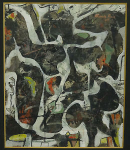 260x300 Seminal Early Work Signed - Maze Painting