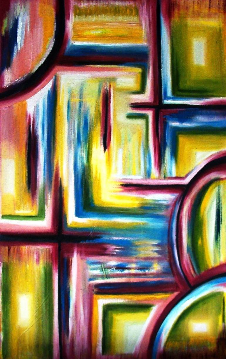 770x1220 Saatchi Art Life Is A Maze Painting By Taskin B - Maze Painting