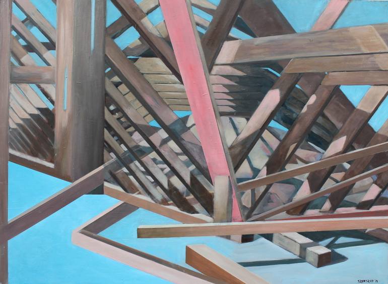 770x565 Saatchi Art Maze Painting By Tamas Szikszay - Maze Painting