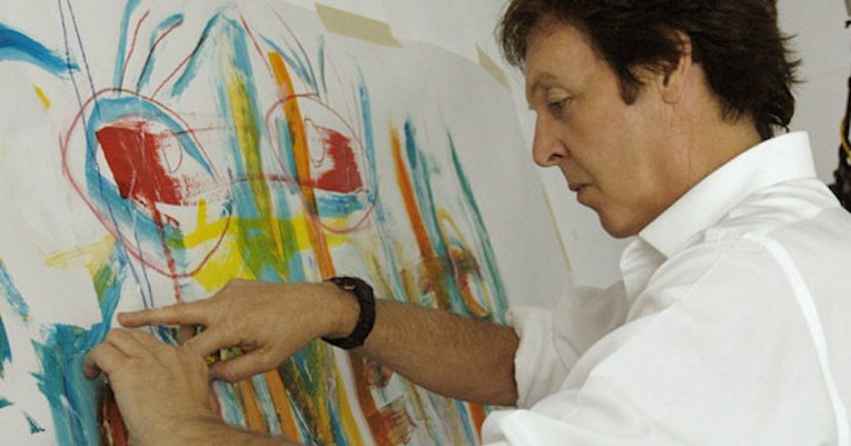 765x401 Paul Mccartney - Mccartney Painting