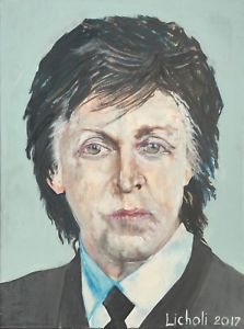 223x300 Paul Mccartney Beatles Pop Art 24 X 18 Original Painting By - Mccartney Painting