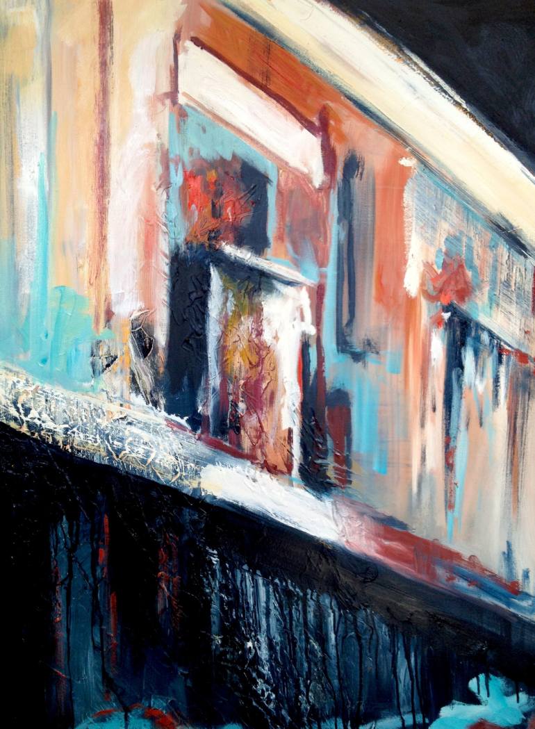 770x1049 Saatchi Art Malaysian Street Painting By Sarah Mcdonald - Mcdonald Painting