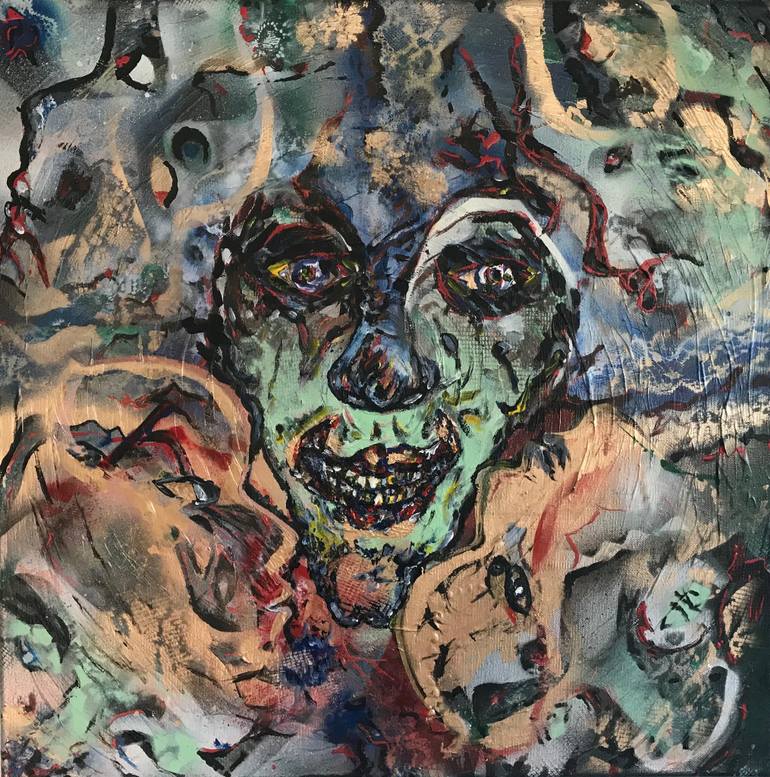 770x777 Saatchi Art Chango Painting By Stephen Mcgowan - Mcgowan Painting