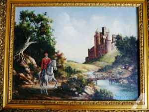 300x225 Mickey Mcguire Original Oil Painting On Canvas - Mcguire Painting