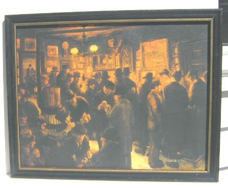 453x374 Vintage Frame - Mcsorleys Bar Painting