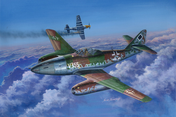 600x399 Messerschmitt Me 262 A 1au5 Hobby Boss 80373 - Me 262 Painting