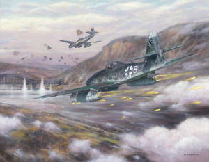 300x233 Messerschmitt Me 262 Me262 Remagen Bridge German Aviation Plane - Me 262 Painting