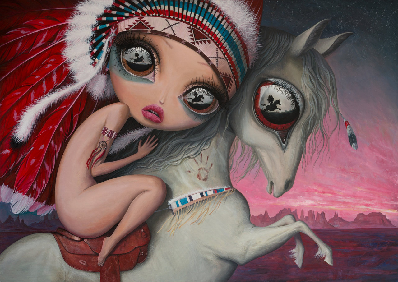 1280x907 Follow Me Oil Painting Canvas By Borda - Me Painting