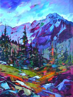 236x314 Painting Of A Mountain, Makes Me Wish I Could Paint Like This - Me Painting