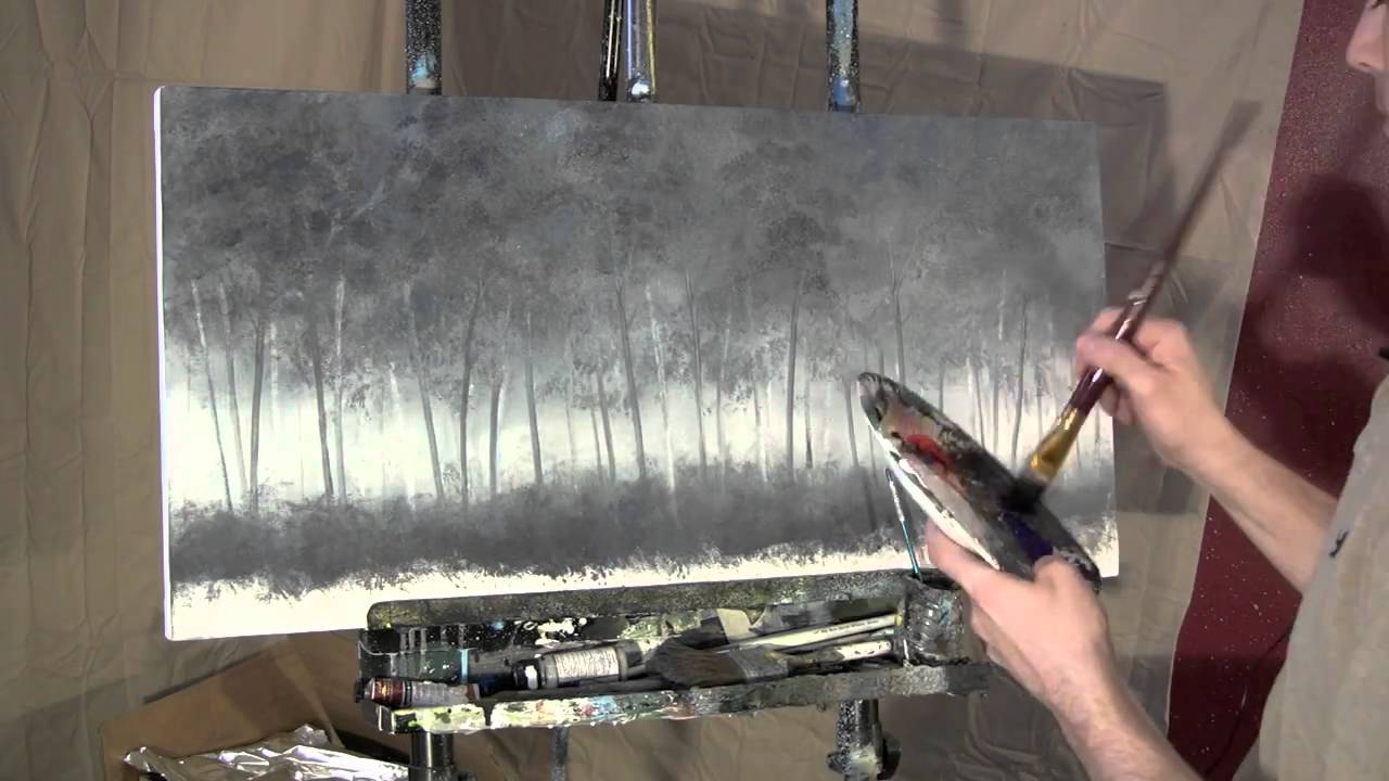 1280x720 Time Lapse Speed Acrylic Painting I See Me In A Tree By Tim Gagnon - Me Painting