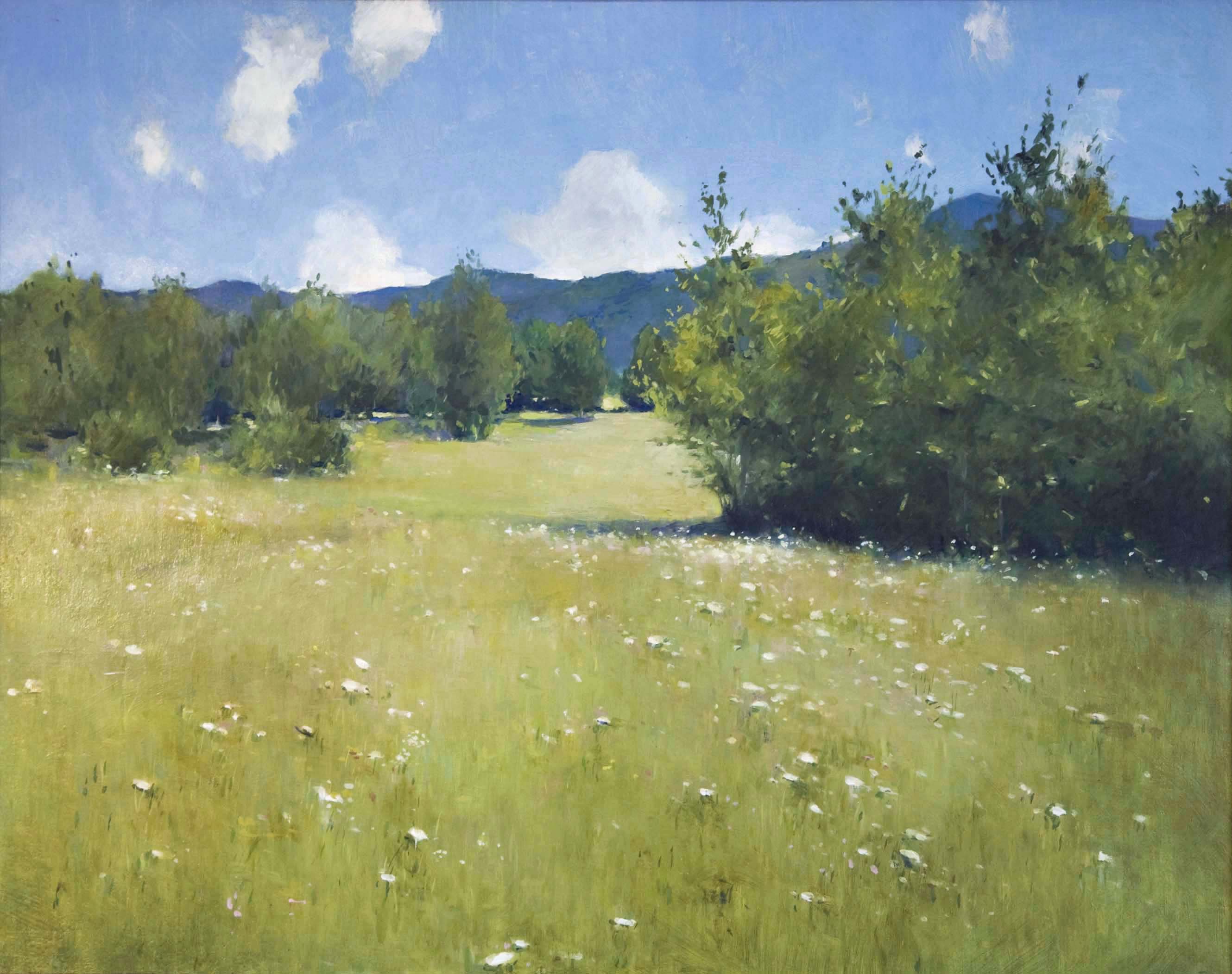 2659x2103 Meadow Anna Dennis Oil Painter - Meadow Painting