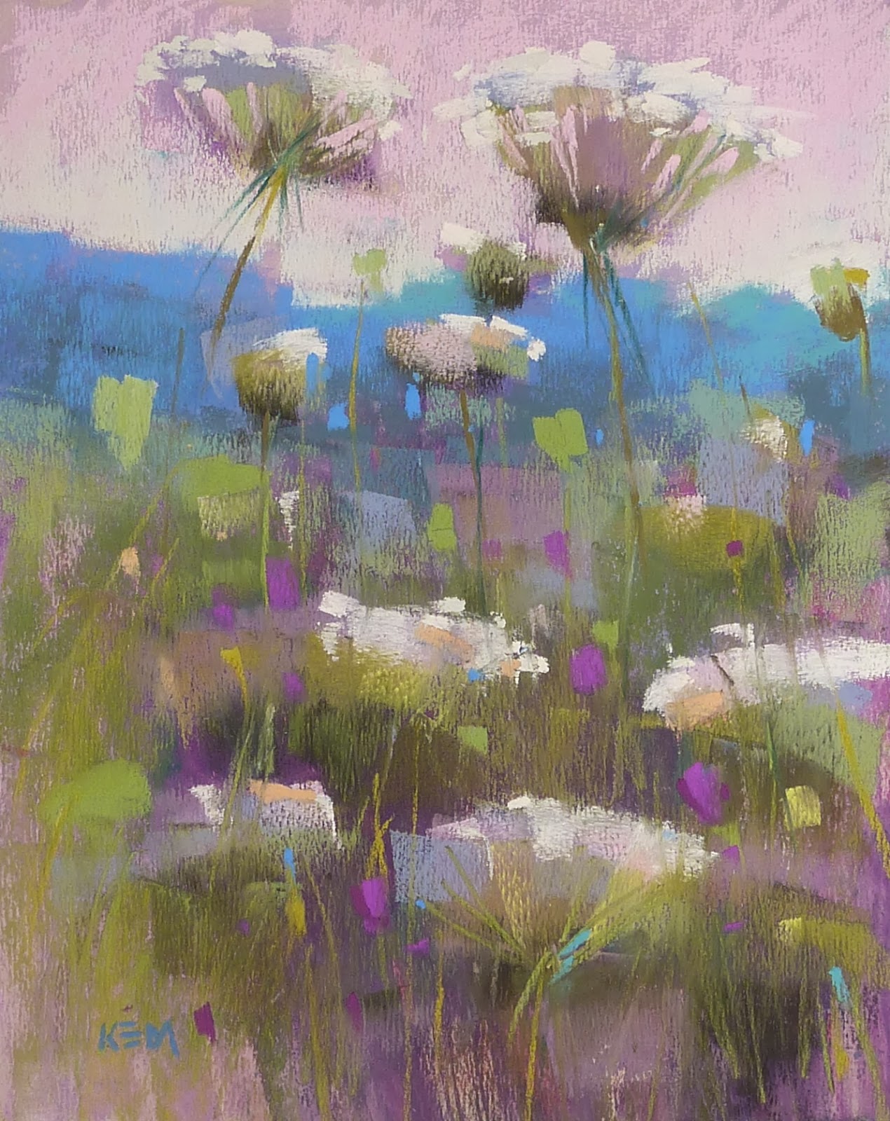 1270x1600 Painting My World Painting A Meadow New Series - Meadow Painting